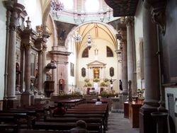 Inside the Church of San Diego