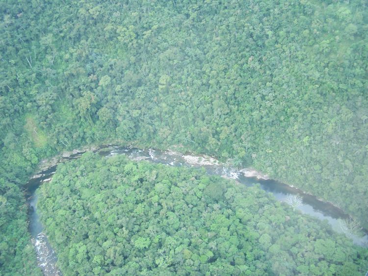 Helicopter — Sibun River Gorge