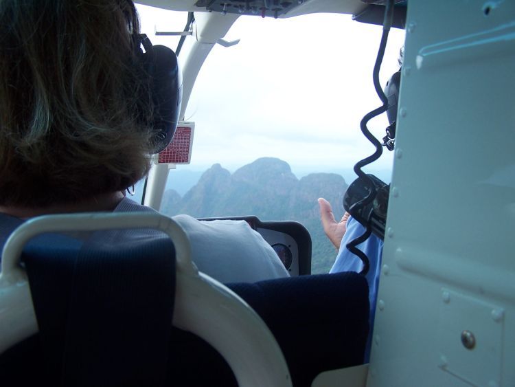 Helicopter — Approaching Victorias Peak