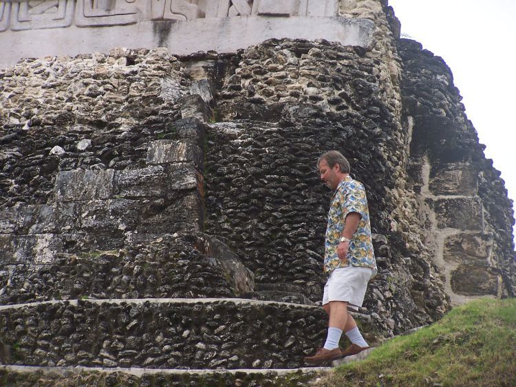 Xunantunich — Captain on His Way Across