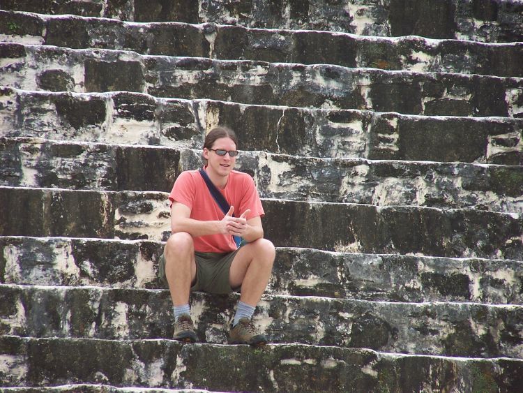 Xunantunich — Mark on El Castillo