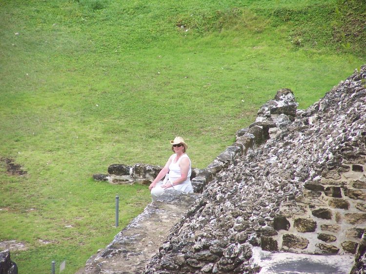 Xunantunich — Looking Back Zoomed