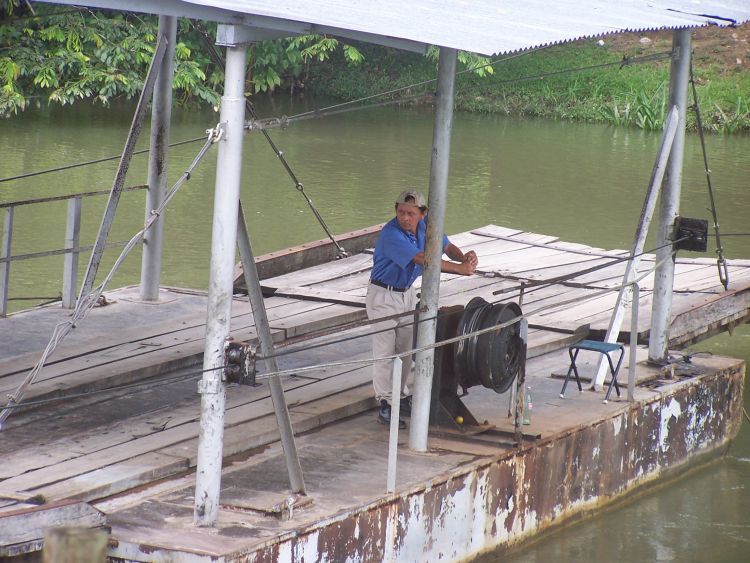 Xunantunich — Ferry Coming to Get Us