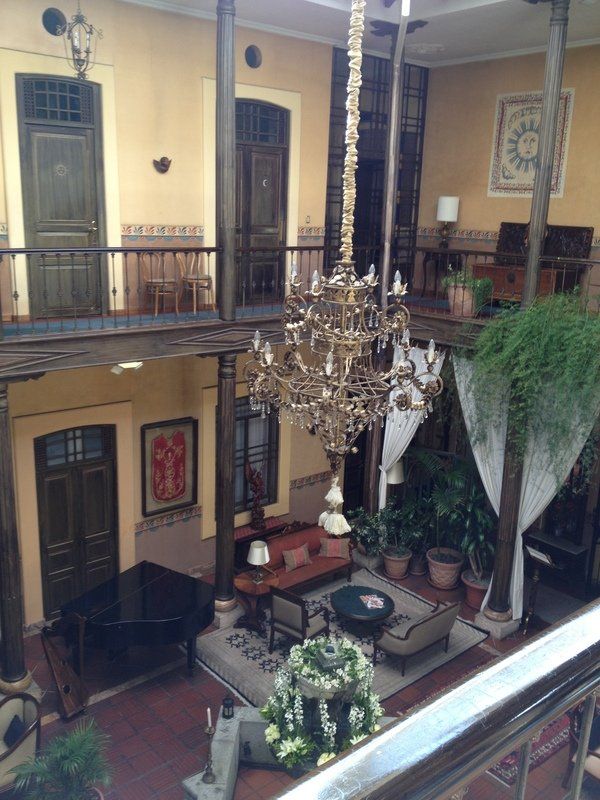 Interior Courtyard of the Mansion Alcazar