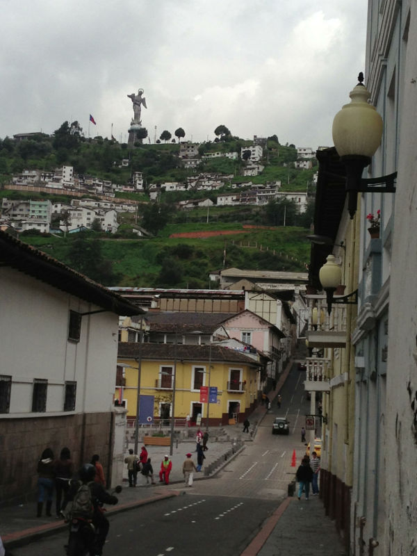 El Panecillo and the Virgin of Quito