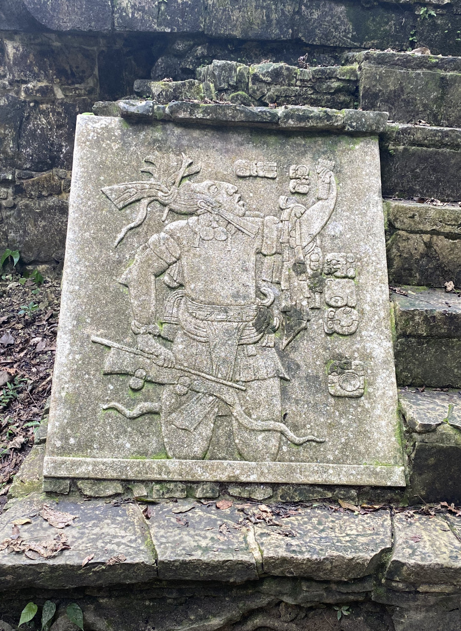 Carving at Palenque