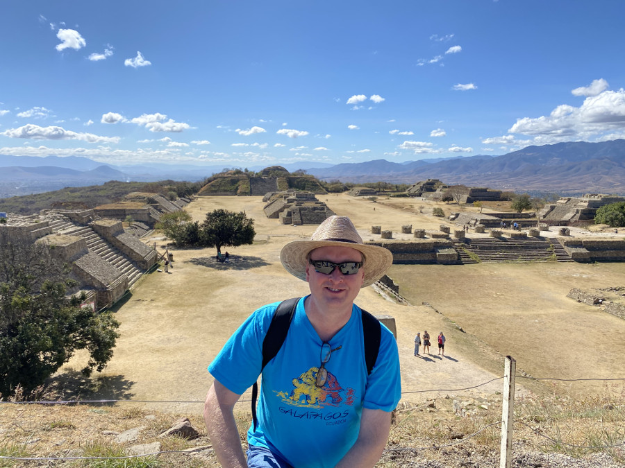 Ken at Monte Alban