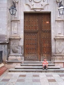 Matthew and Old Door 3