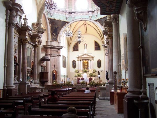 Inside the Church of San Diego