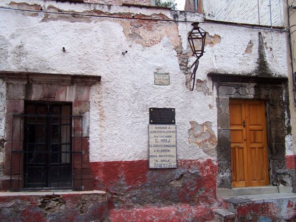 Birthplace of El Pipila who set fire to the granary in Guanjuato