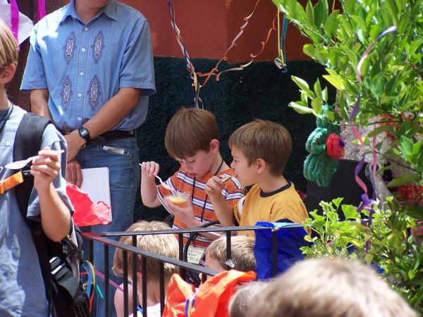 Matthew Enjoying Ice Cream