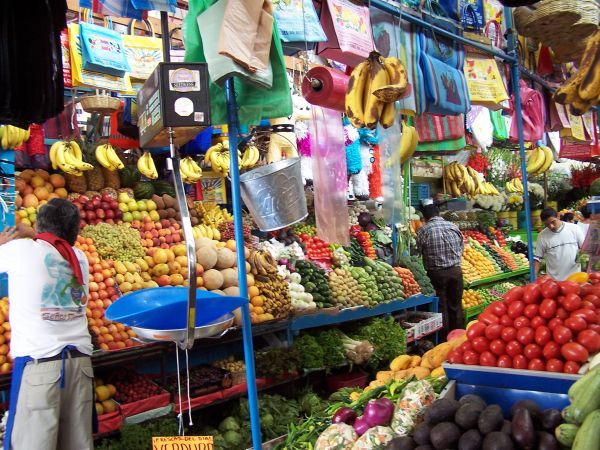 Colorful marketplace
