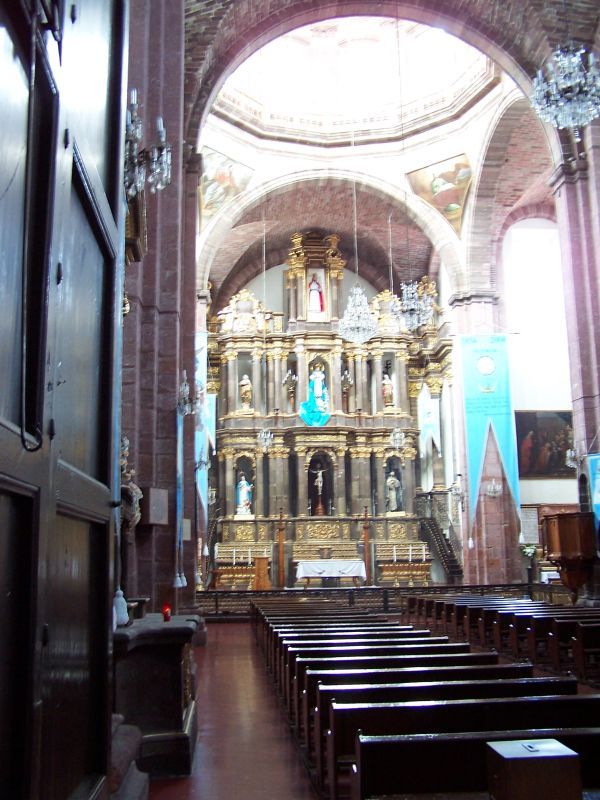 Inside another church