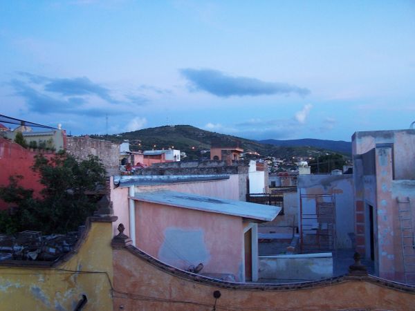 View from our roof at sunset 2