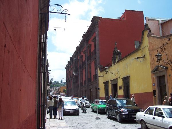A view from in front of our hotel