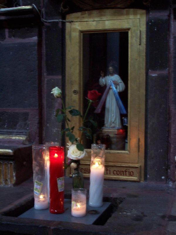Shrine with Candles